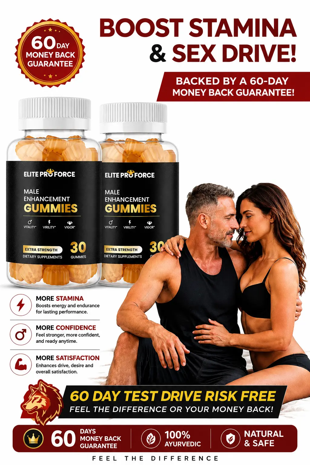 EliteProForce Advanced Men's Strength & Vitality Formula