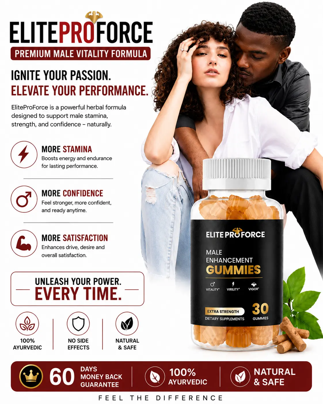 EliteProForce Men's Vitality Supplement